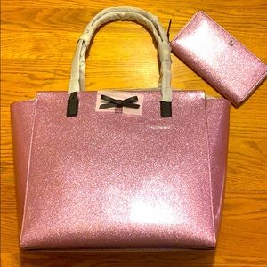Brand New Kate Spade Tote & Matching Wallet